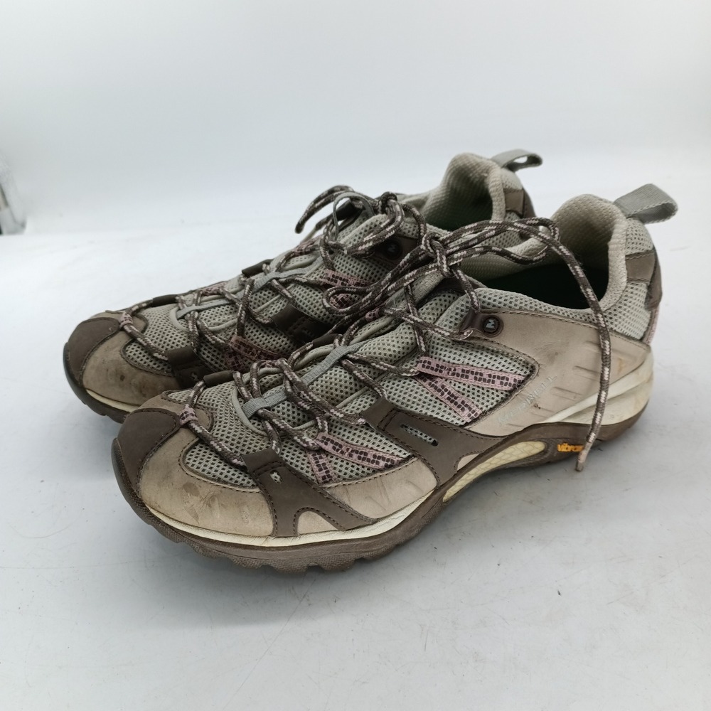 Merrell Siren Sport Womens 10 Hiking Shoes Elephant Pink J13888 Vibram Sole s2